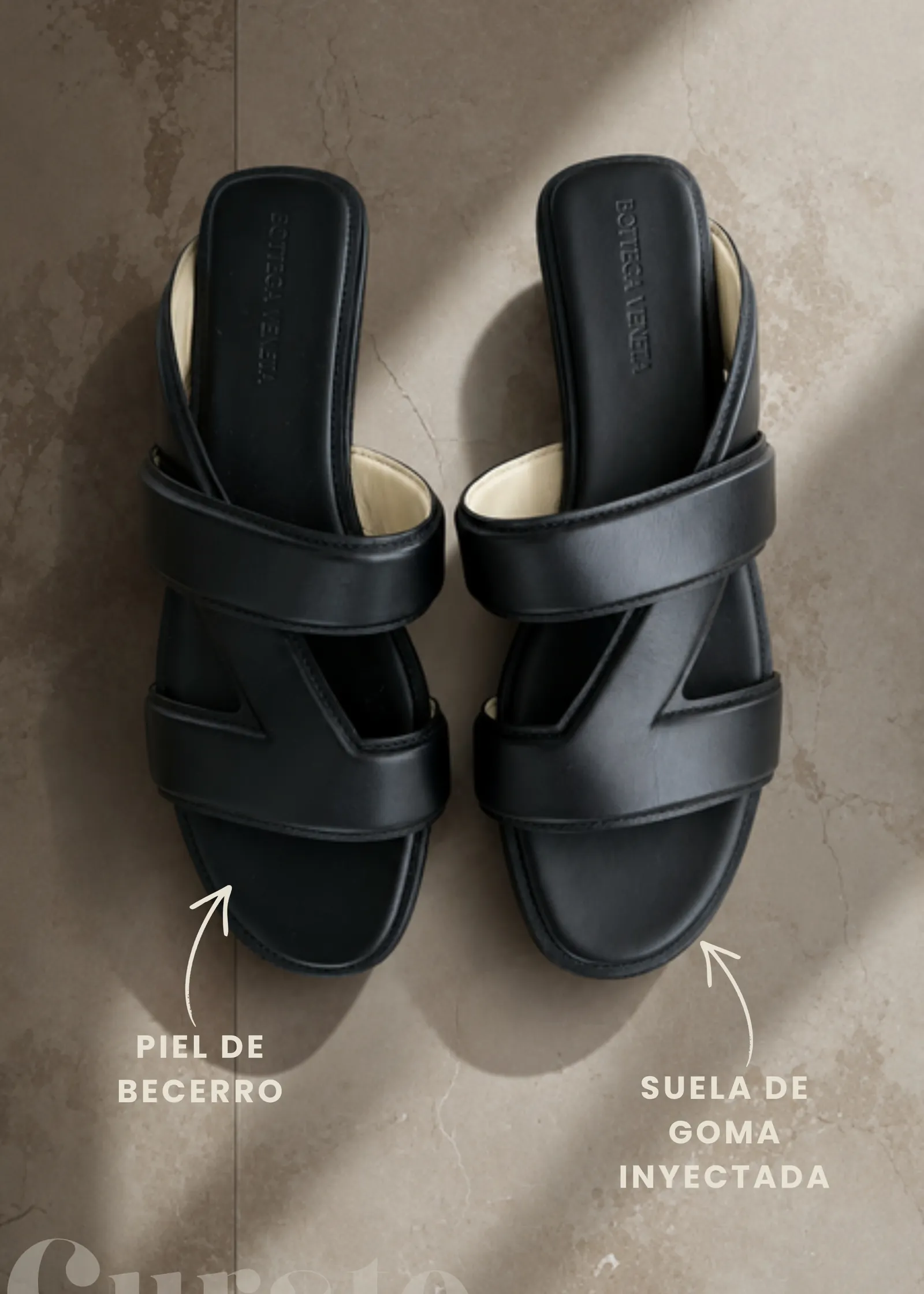 Bottega Veneta The Band Slide Flat